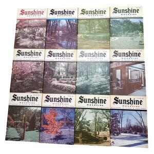 Vtg 40th Year Sunshine Magazine Complete 1963 Set Jan-Dec Lot of 12 Easy to Read
